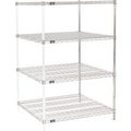 Global Equipment Nexel    Chrome Wire Shelving Add-On - 36"W x 36"D x 63"H A36366C